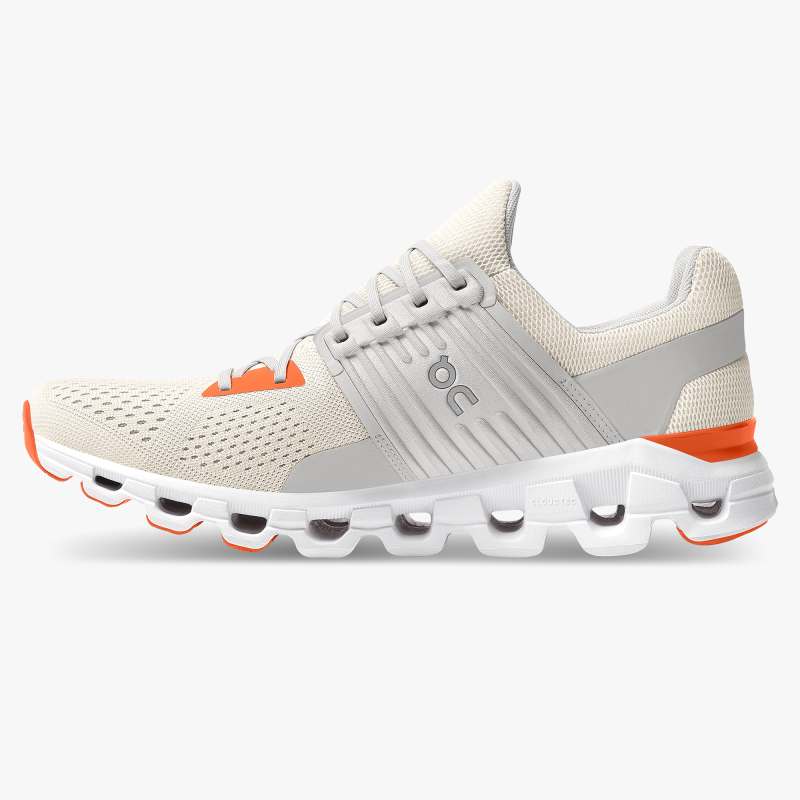 On Running Cloud Shoes Men's Cloudswift-White | Flame