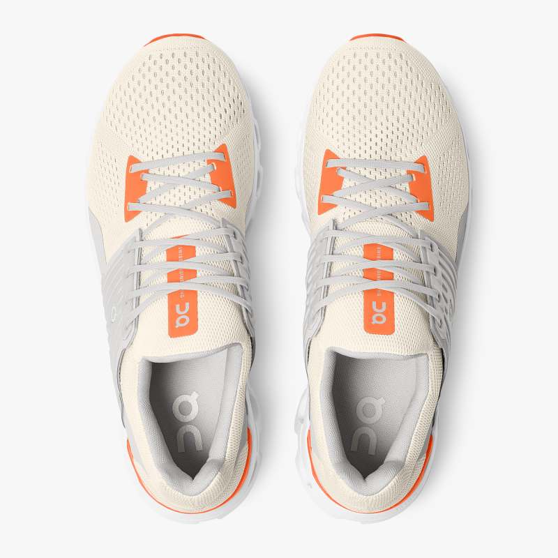 On Running Cloud Shoes Men's Cloudswift-White | Flame