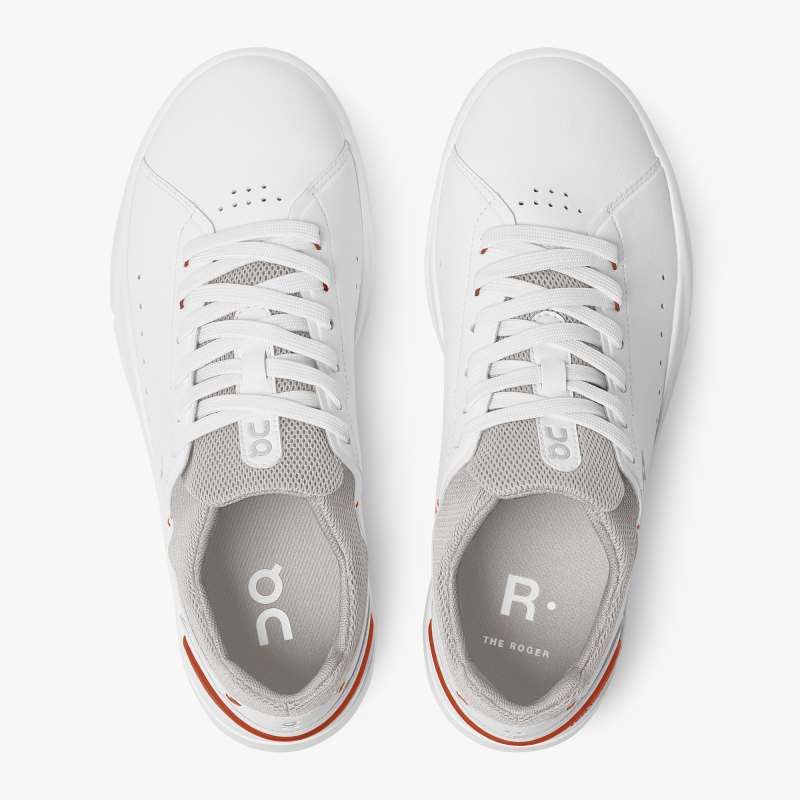 On Running Cloud Shoes Men's THE ROGER Advantage-White | Flare - Click Image to Close