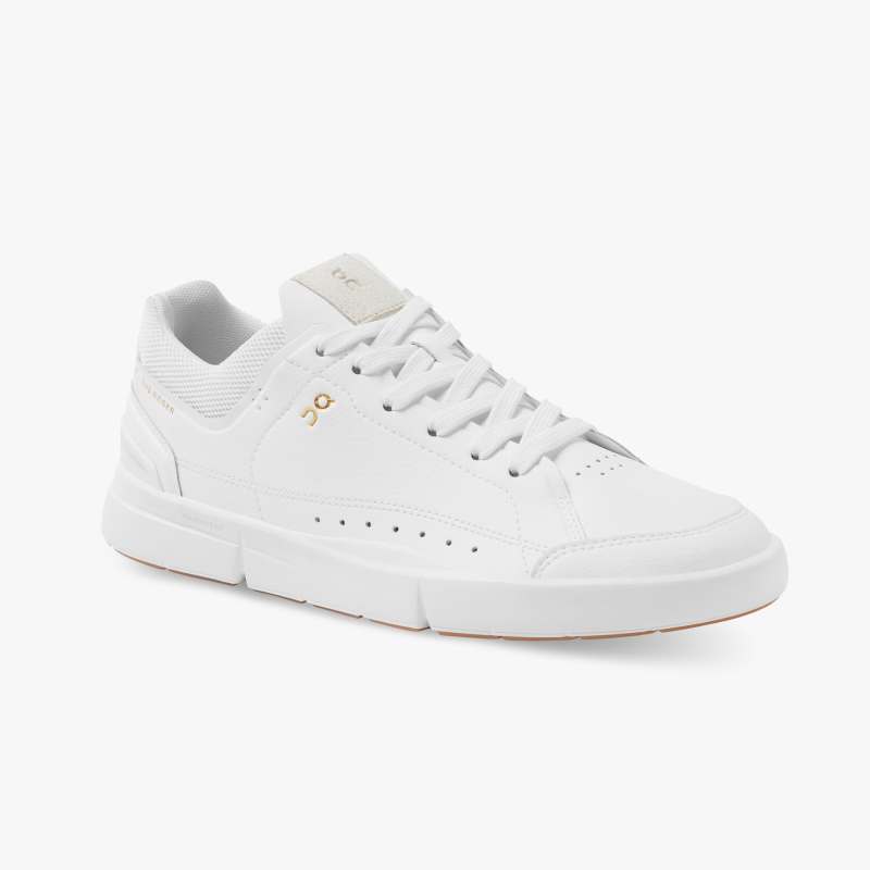 On Running Cloud Shoes Women's THE ROGER Centre Court-White | Gu