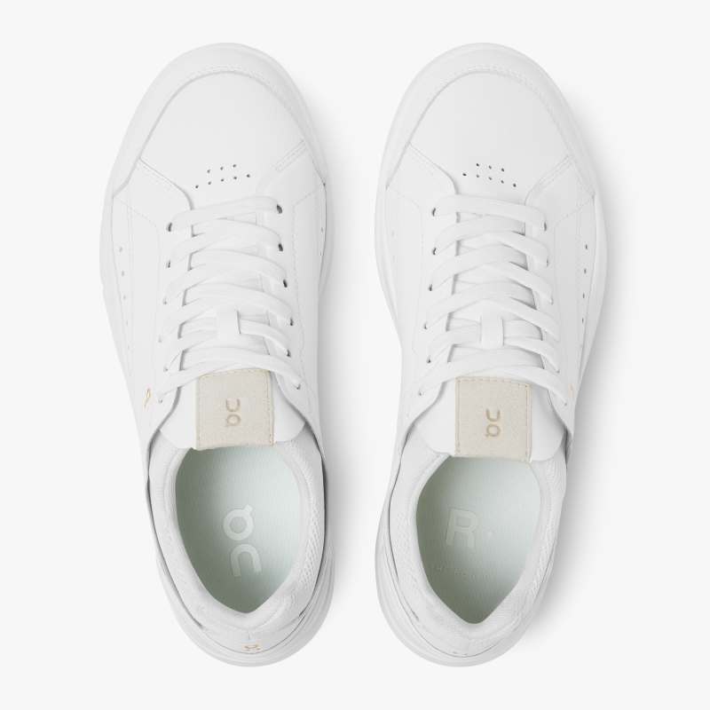 On Running Cloud Shoes Women's THE ROGER Centre Court-White | Gu - Click Image to Close