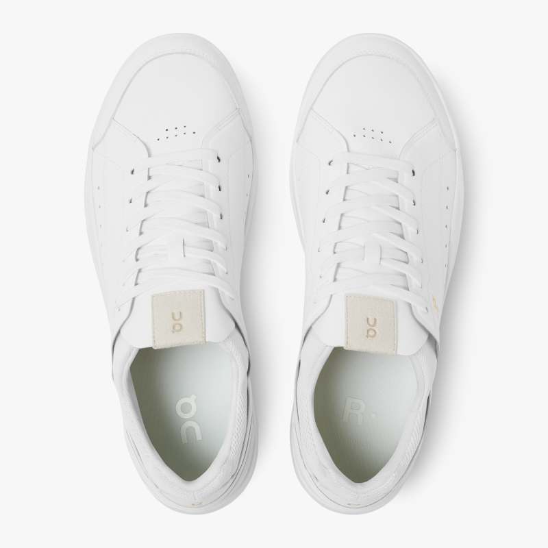 On Running Cloud Shoes Men's THE ROGER Centre Court-White | Gum