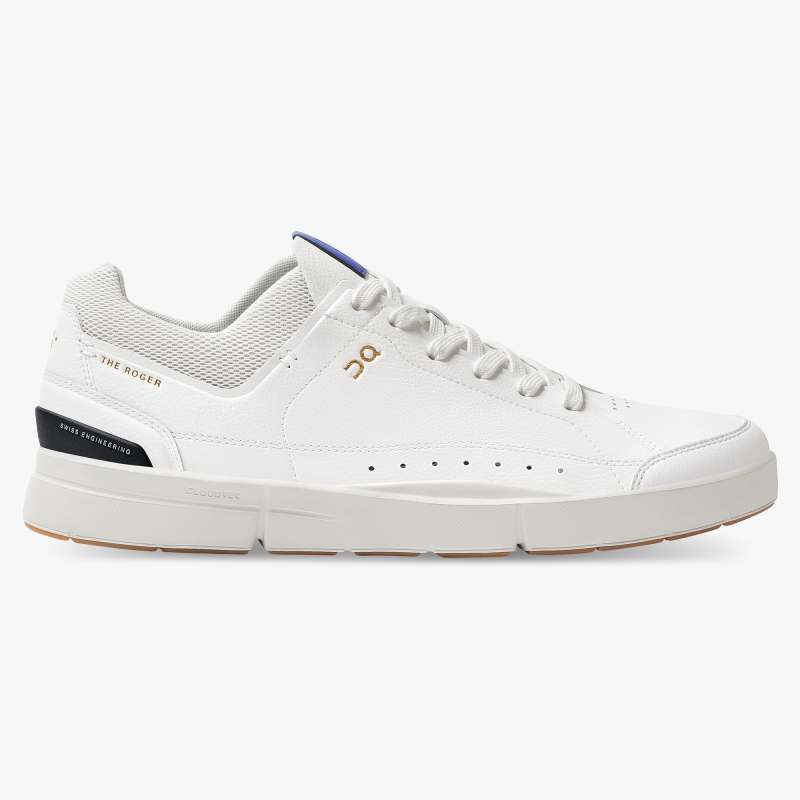 On Running Cloud Shoes Men's THE ROGER Centre Court-White | Indi