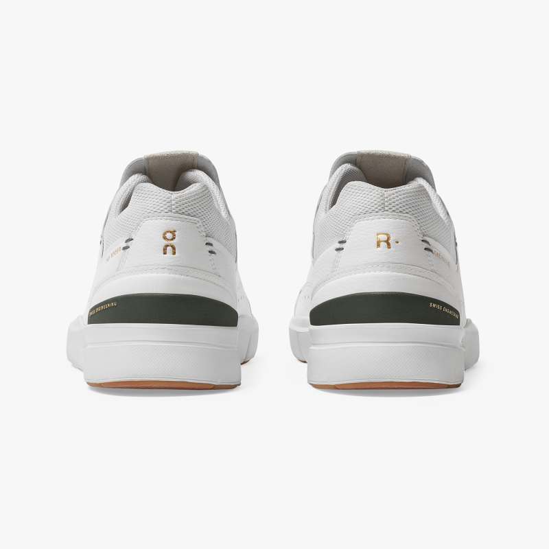 On Running Cloud Shoes Men's THE ROGER Centre Court-White | Jung - Click Image to Close