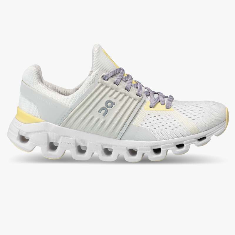 On Running Cloud Shoes Women's Cloudswift-White | Limelight - Click Image to Close