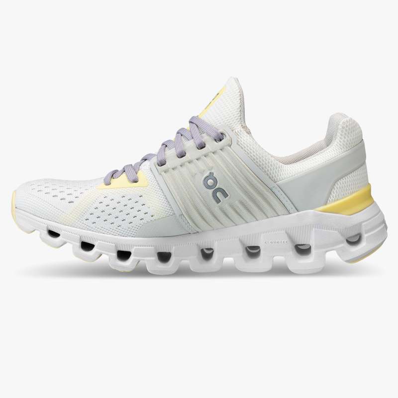 On Running Cloud Shoes Women's Cloudswift-White | Limelight - Click Image to Close