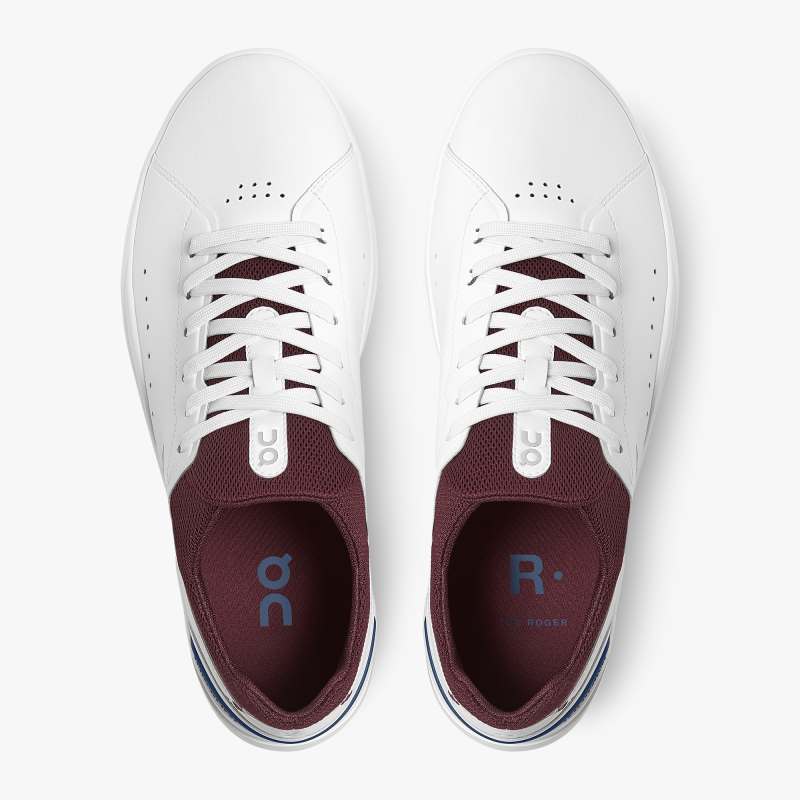 On Running Cloud Shoes Men's THE ROGER Advantage-White | Mulberr