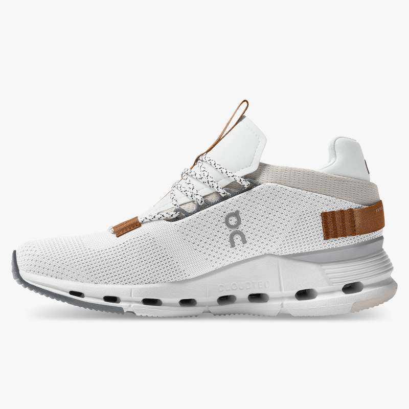 On Running Cloud Shoes Men's Cloudnova-White | Pearl