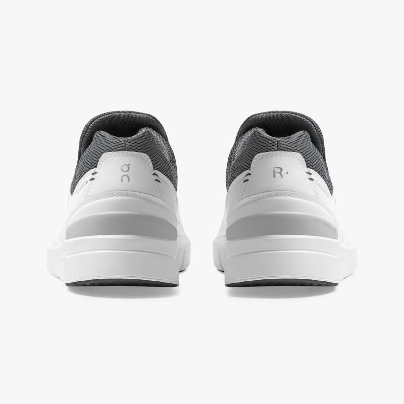 On Running Cloud Shoes Men's THE ROGER Advantage-White | Rock - Click Image to Close