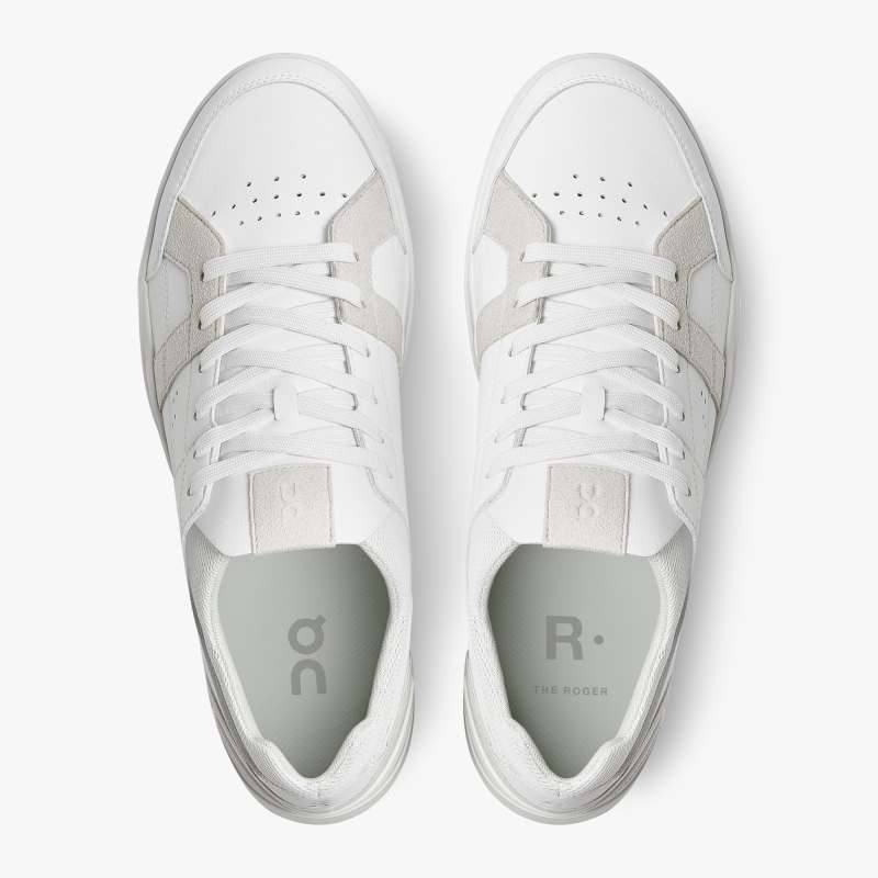 On Running Cloud Shoes Women's THE ROGER Clubhouse-White | Sand