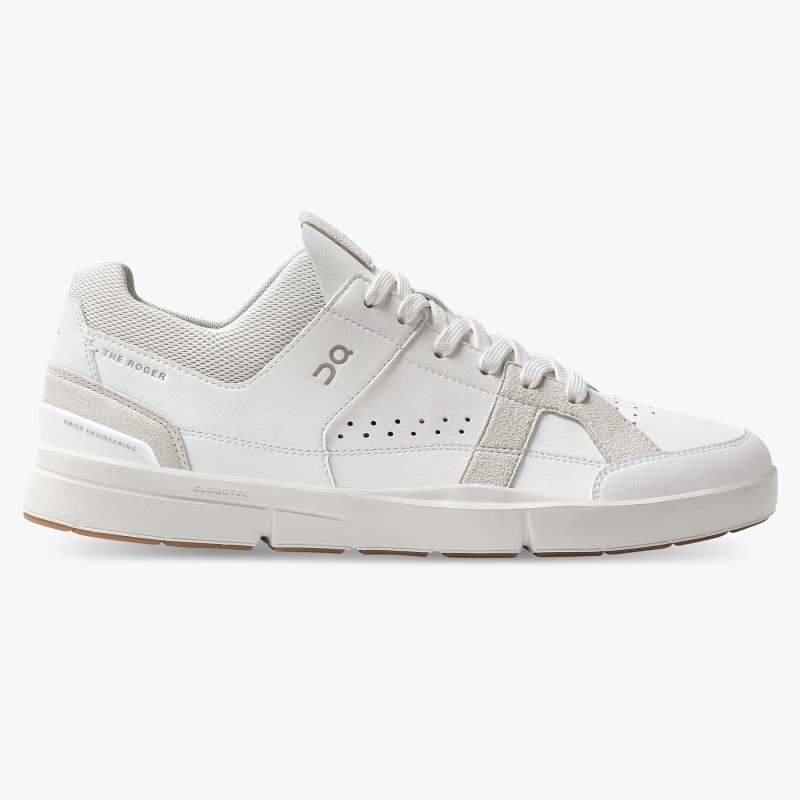 On Running Cloud Shoes Men's THE ROGER Clubhouse-White | Sand
