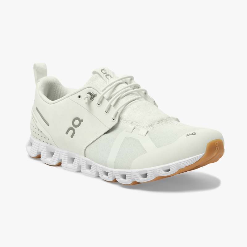 On Running Cloud Shoes Women's Cloud Terry-White - Click Image to Close